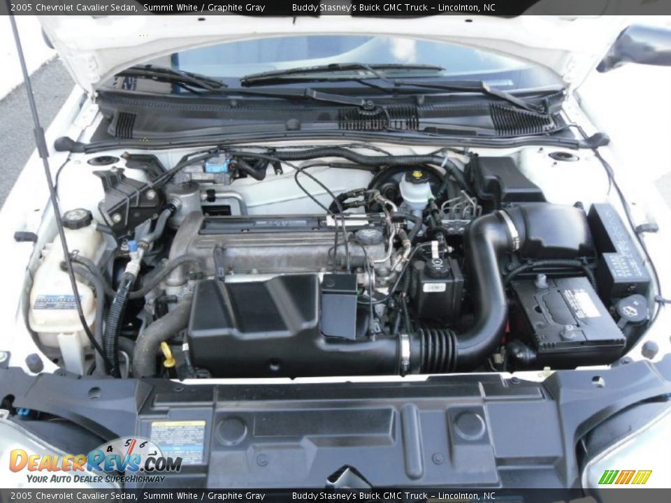 2005 Chevrolet Cavalier Sedan Summit White / Graphite Gray Photo #18