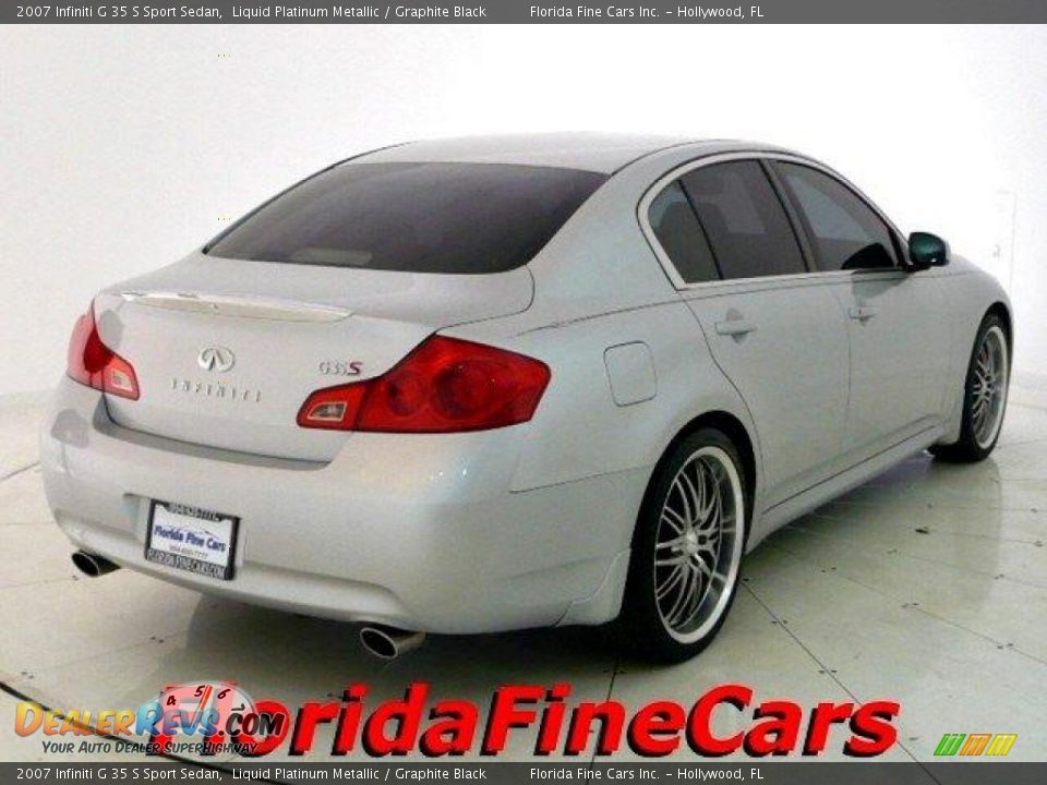 2007 Infiniti G 35 S Sport Sedan Liquid Platinum Metallic / Graphite Black Photo #2