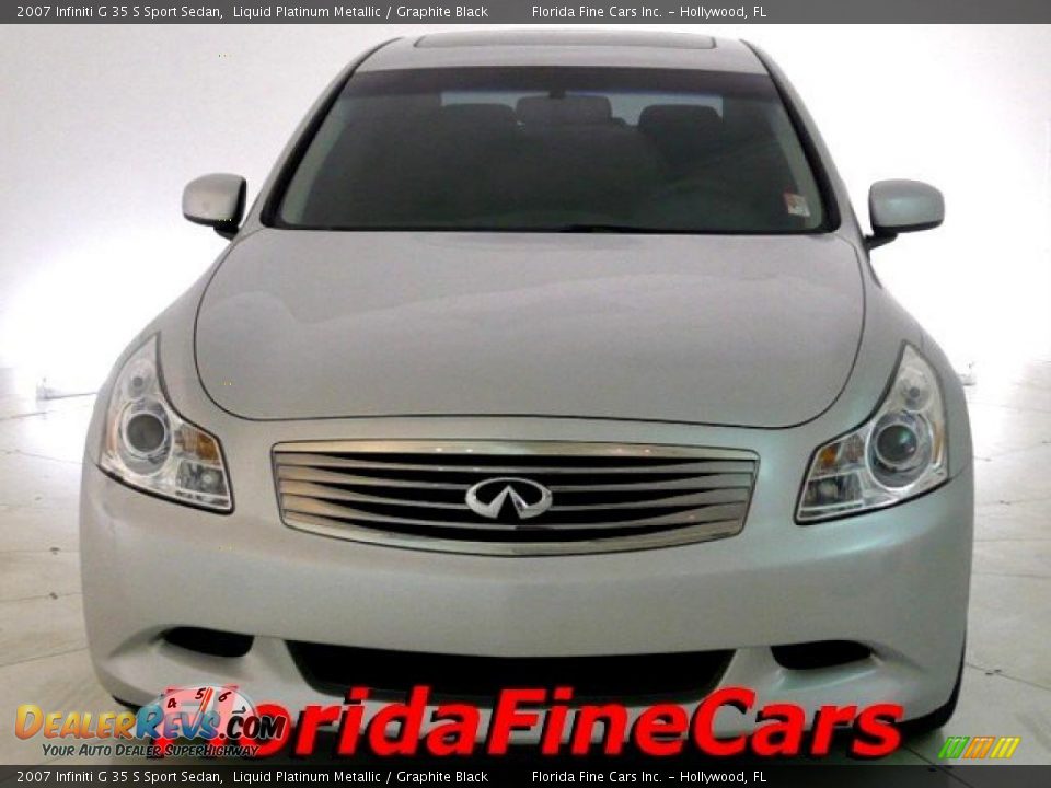 2007 Infiniti G 35 S Sport Sedan Liquid Platinum Metallic / Graphite Black Photo #5