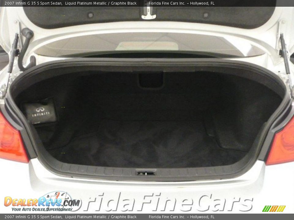 2007 Infiniti G 35 S Sport Sedan Liquid Platinum Metallic / Graphite Black Photo #10