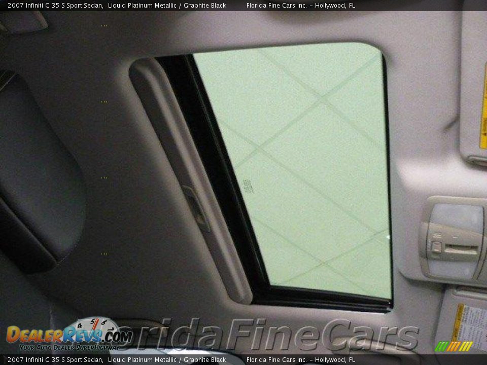 2007 Infiniti G 35 S Sport Sedan Liquid Platinum Metallic / Graphite Black Photo #19