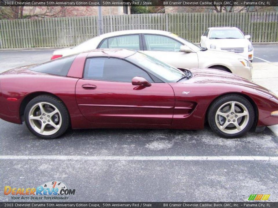2003 Chevrolet Corvette 50th Anniversary Edition Coupe 50th Anniversary Red / Shale Photo #1