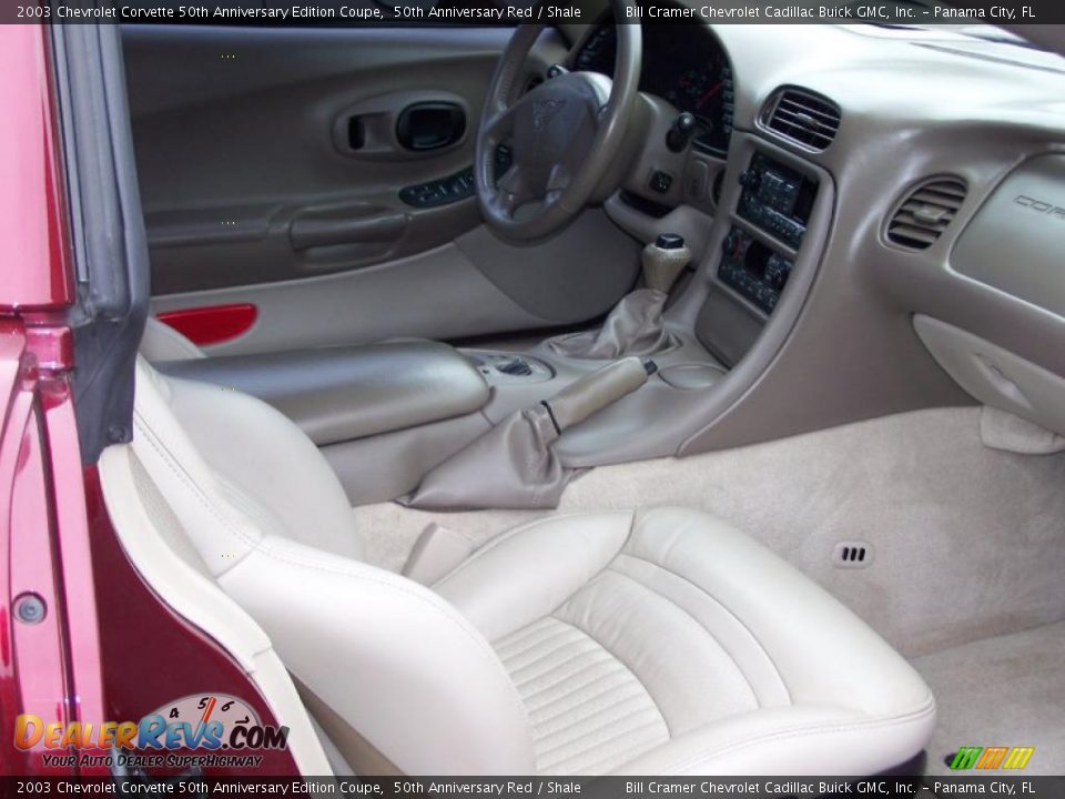 2003 Chevrolet Corvette 50th Anniversary Edition Coupe 50th Anniversary Red / Shale Photo #3