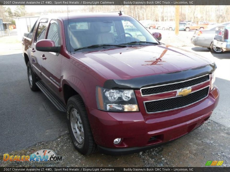 2007 Chevrolet Avalanche LT 4WD Sport Red Metallic / Ebony/Light Cashmere Photo #6