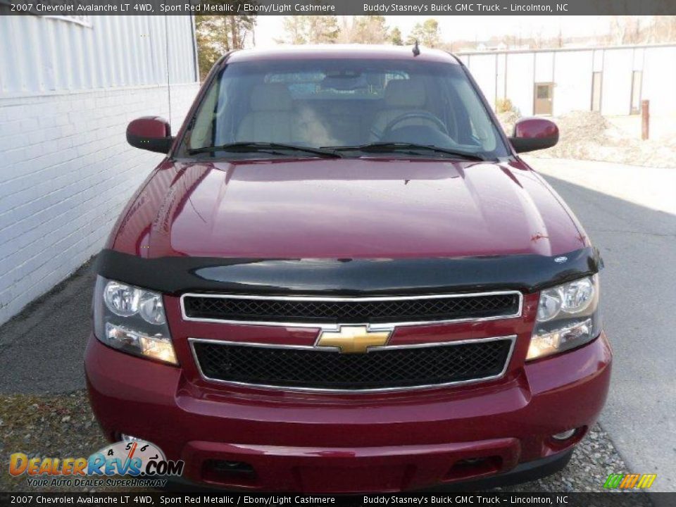 2007 Chevrolet Avalanche LT 4WD Sport Red Metallic / Ebony/Light Cashmere Photo #7