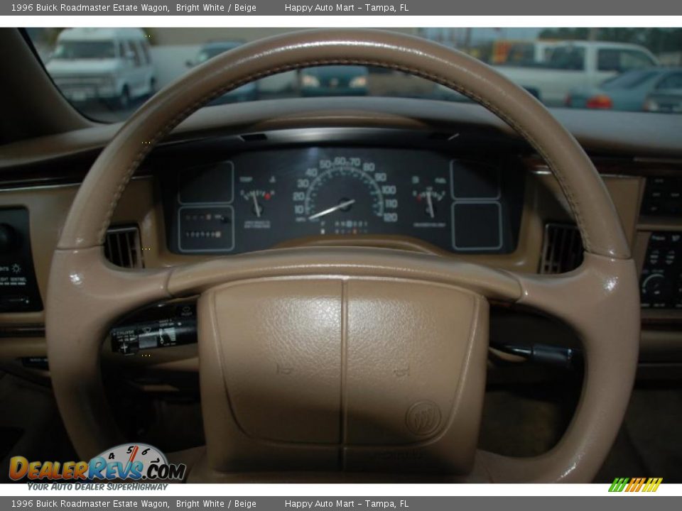 1996 Buick Roadmaster Estate Wagon Bright White / Beige Photo #12