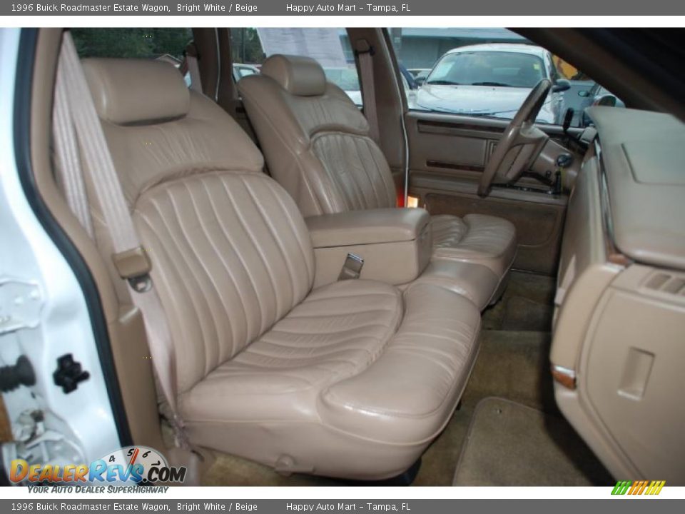 1996 Buick Roadmaster Estate Wagon Bright White / Beige Photo #17