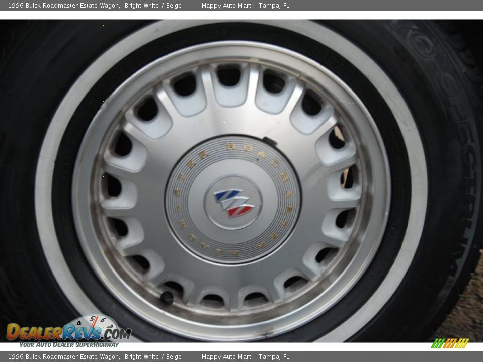 1996 Buick Roadmaster Estate Wagon Bright White / Beige Photo #33