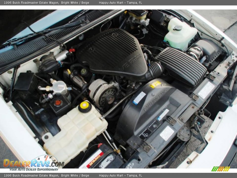 1996 Buick Roadmaster Estate Wagon Bright White / Beige Photo #34
