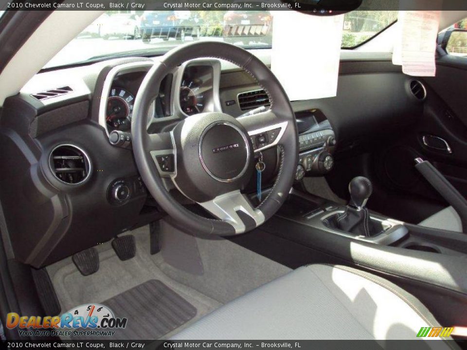 2010 Chevrolet Camaro LT Coupe Black / Gray Photo #6