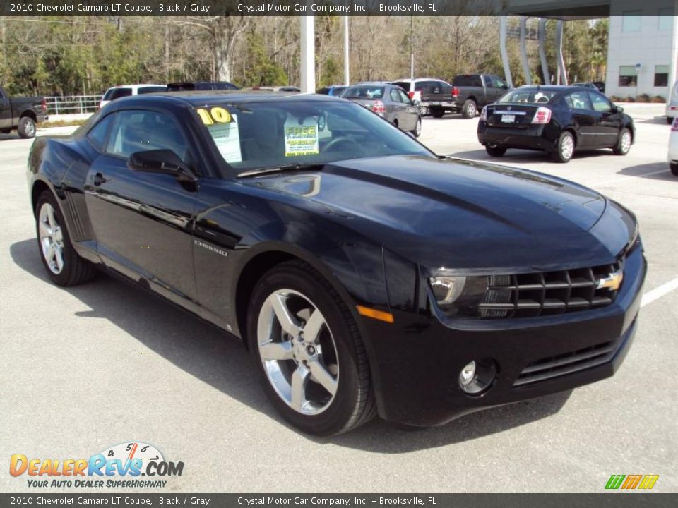 2010 Chevrolet Camaro LT Coupe Black / Gray Photo #10