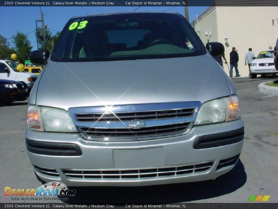 2003 Chevrolet Venture LS Galaxy Silver Metallic / Medium Gray Photo #9
