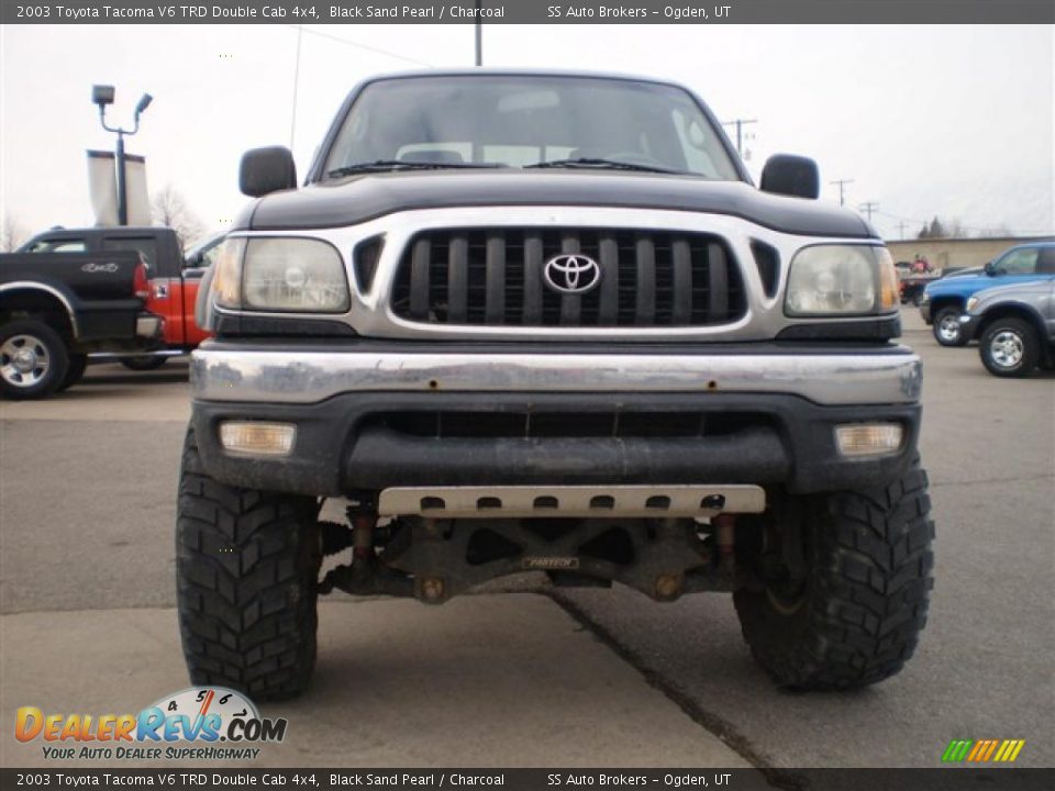 2003 Toyota Tacoma V6 TRD Double Cab 4x4 Black Sand Pearl / Charcoal Photo #3