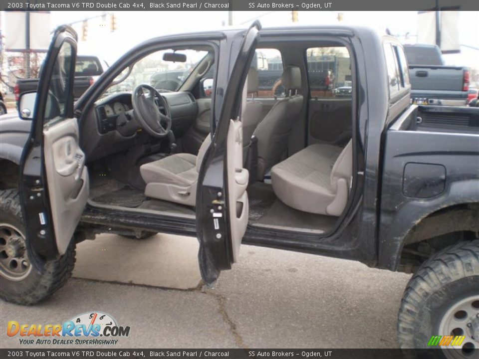 2003 Toyota Tacoma V6 TRD Double Cab 4x4 Black Sand Pearl / Charcoal Photo #5