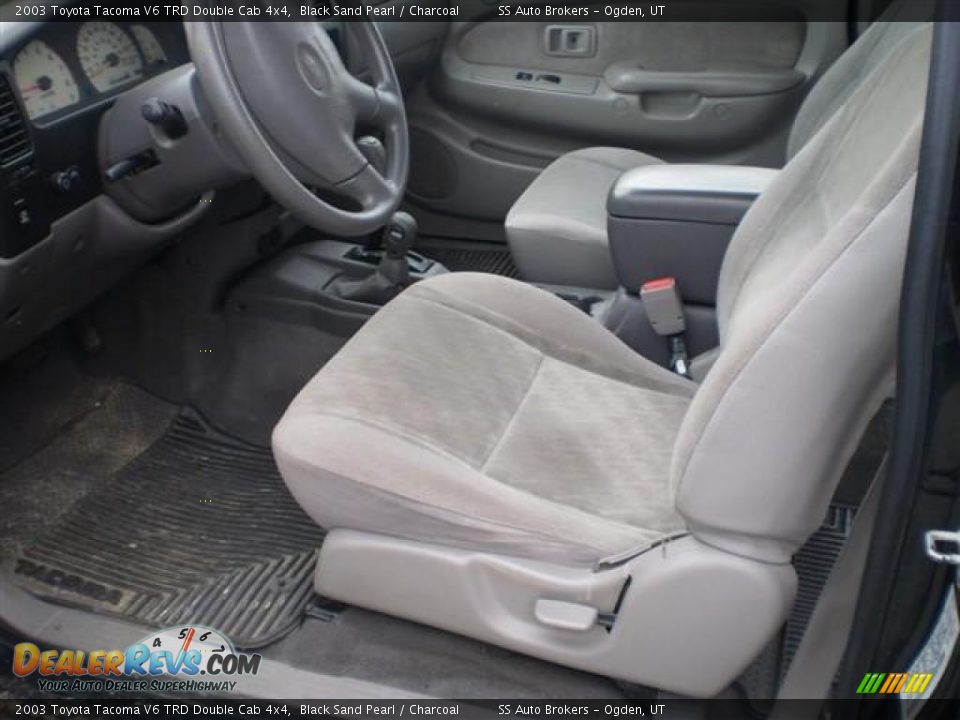 2003 Toyota Tacoma V6 TRD Double Cab 4x4 Black Sand Pearl / Charcoal Photo #7