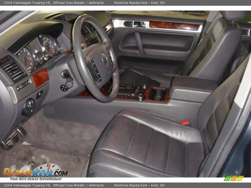 2004 Volkswagen Touareg V8 Offroad Grey Metallic / Anthracite Photo #4