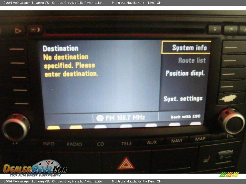2004 Volkswagen Touareg V8 Offroad Grey Metallic / Anthracite Photo #8