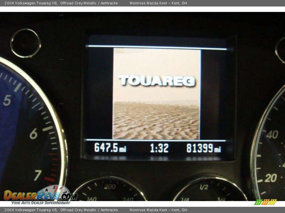 2004 Volkswagen Touareg V8 Offroad Grey Metallic / Anthracite Photo #9