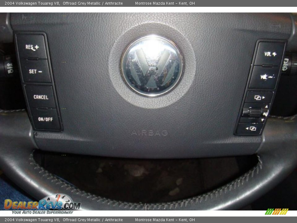 2004 Volkswagen Touareg V8 Offroad Grey Metallic / Anthracite Photo #12