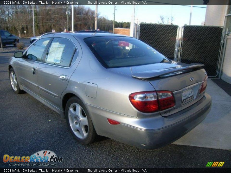 2001 Infiniti I 30 Sedan Titanium Metallic / Graphite Photo #4