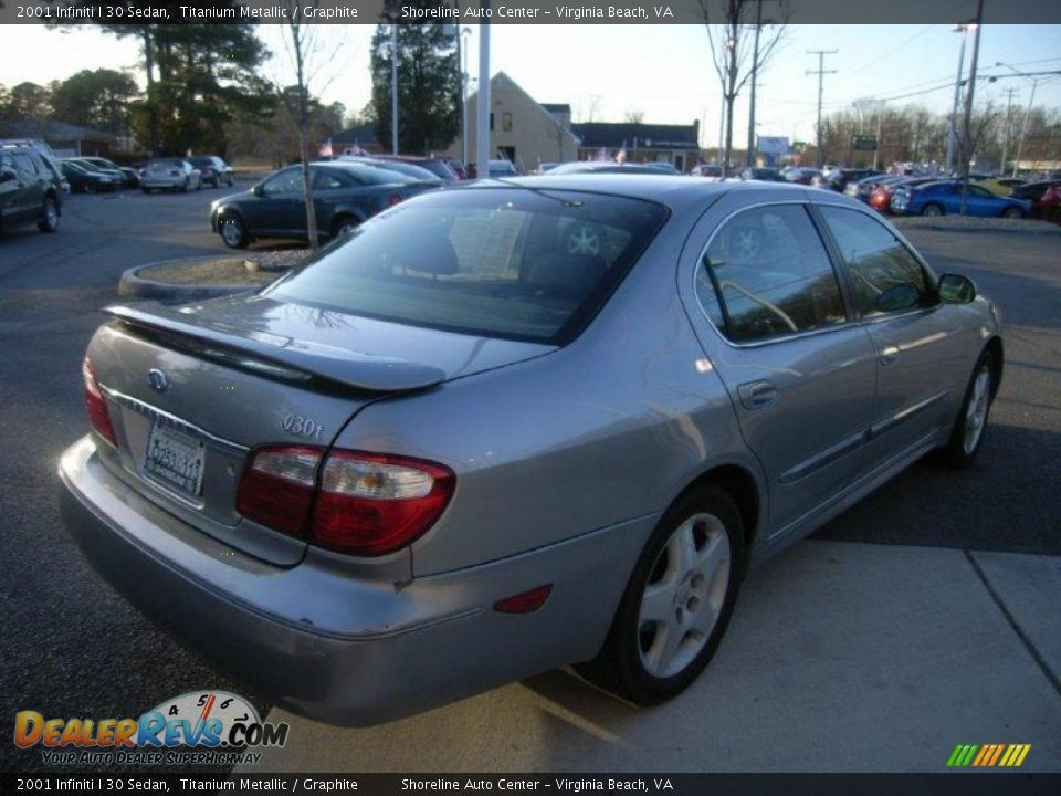 2001 Infiniti I 30 Sedan Titanium Metallic / Graphite Photo #6