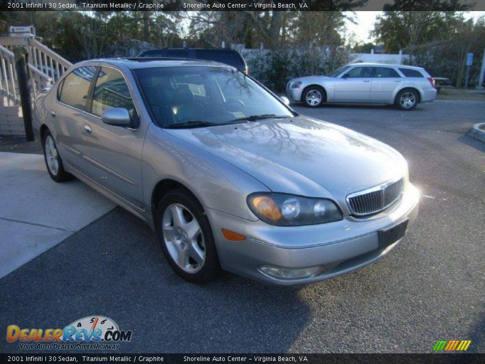 2001 Infiniti I 30 Sedan Titanium Metallic / Graphite Photo #8
