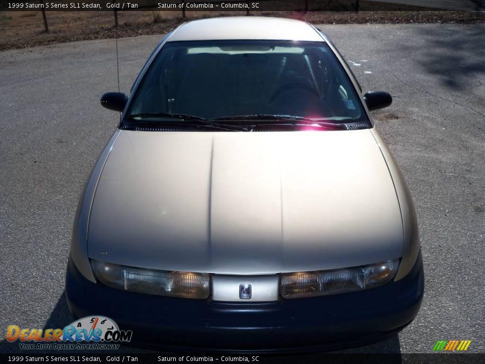 1999 Saturn S Series SL1 Sedan Gold / Tan Photo #2