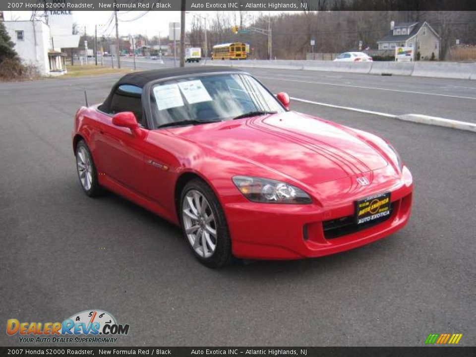 2007 Honda S2000 Roadster New Formula Red / Black Photo #4