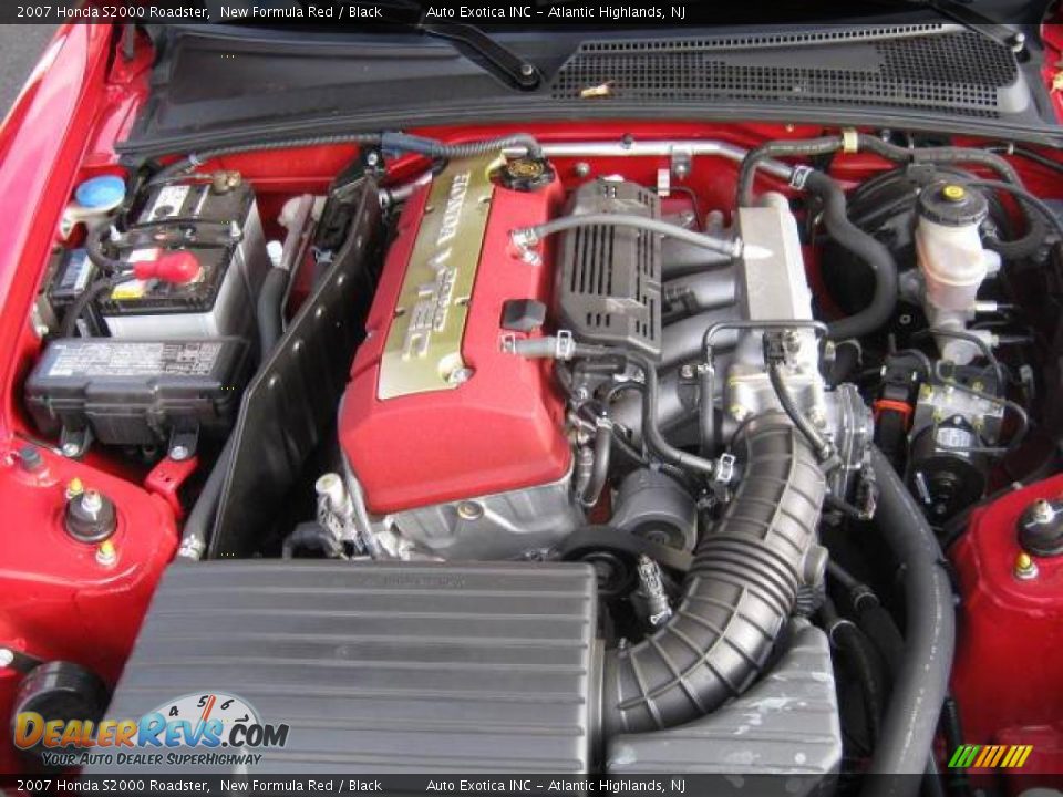 2007 Honda S2000 Roadster New Formula Red / Black Photo #13