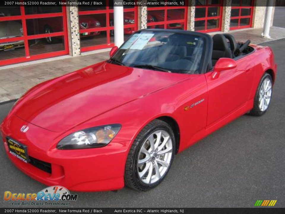 2007 Honda S2000 Roadster New Formula Red / Black Photo #15