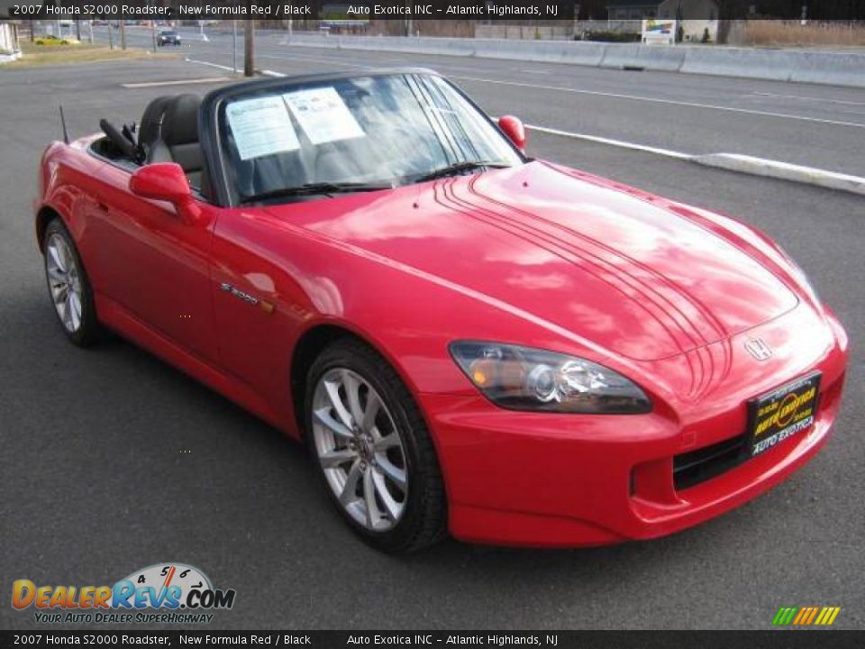 2007 Honda S2000 Roadster New Formula Red / Black Photo #18