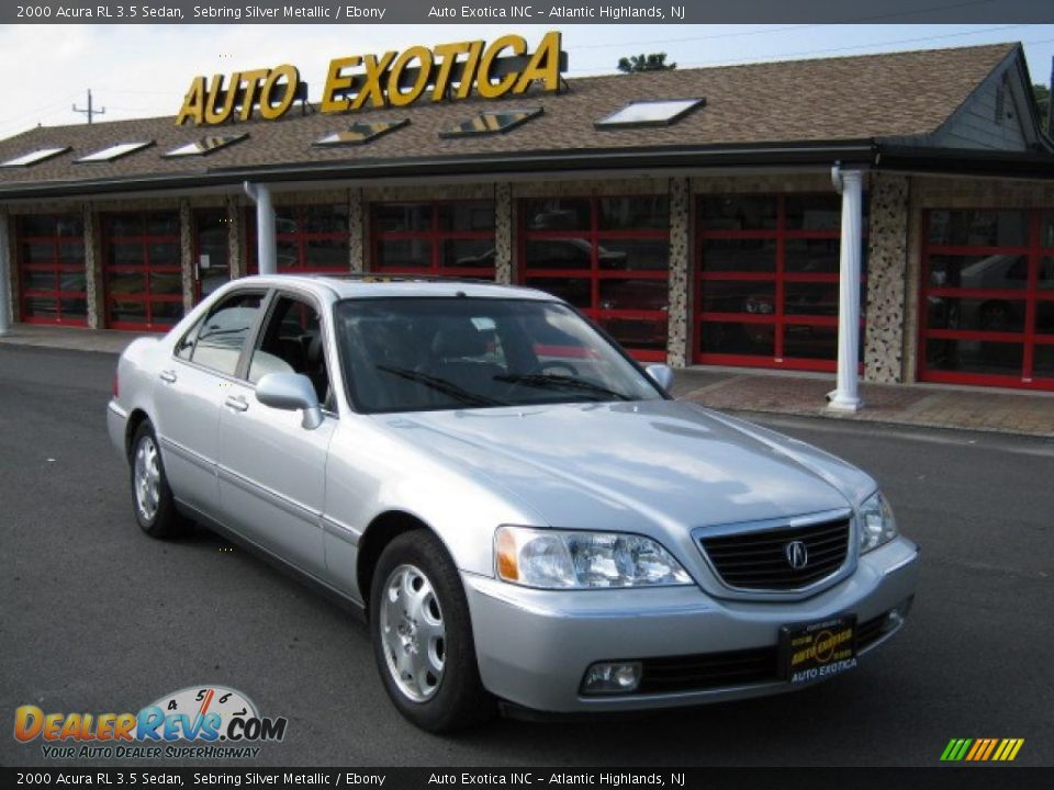 2000 Acura RL 3.5 Sedan Sebring Silver Metallic / Ebony Photo #1