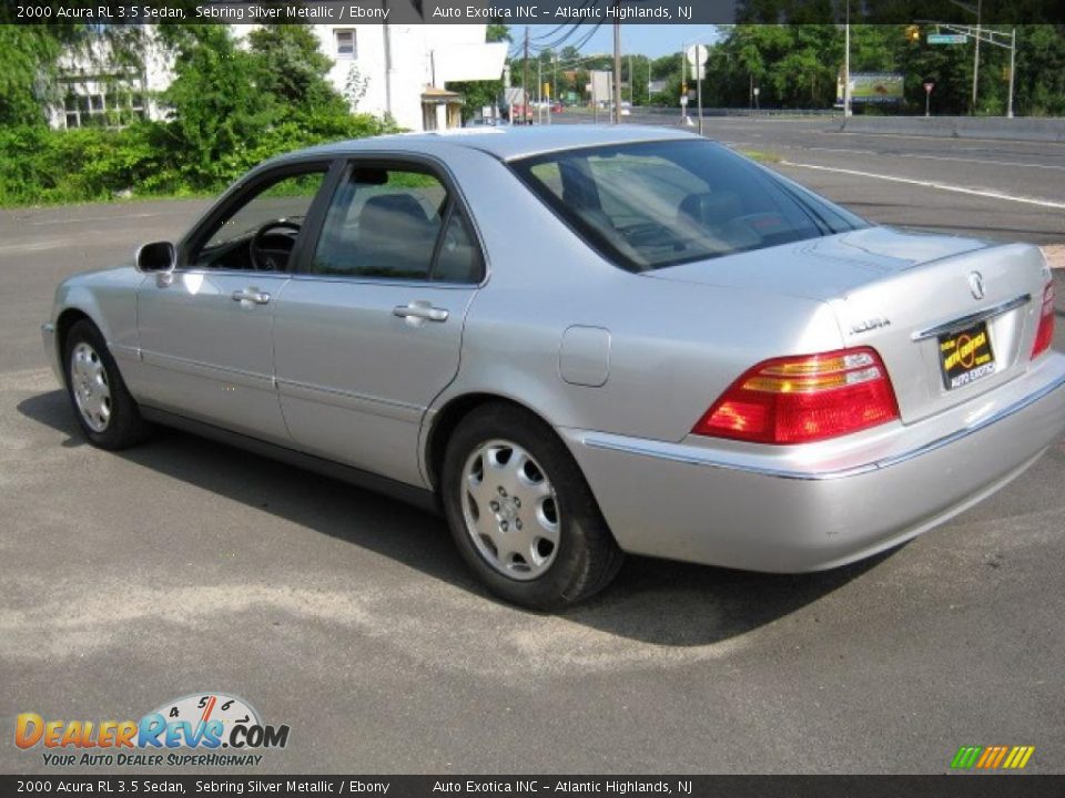 2000 Acura RL 3.5 Sedan Sebring Silver Metallic / Ebony Photo #4