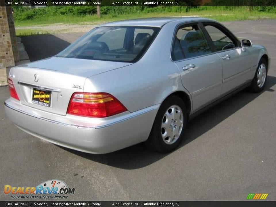 2000 Acura RL 3.5 Sedan Sebring Silver Metallic / Ebony Photo #5