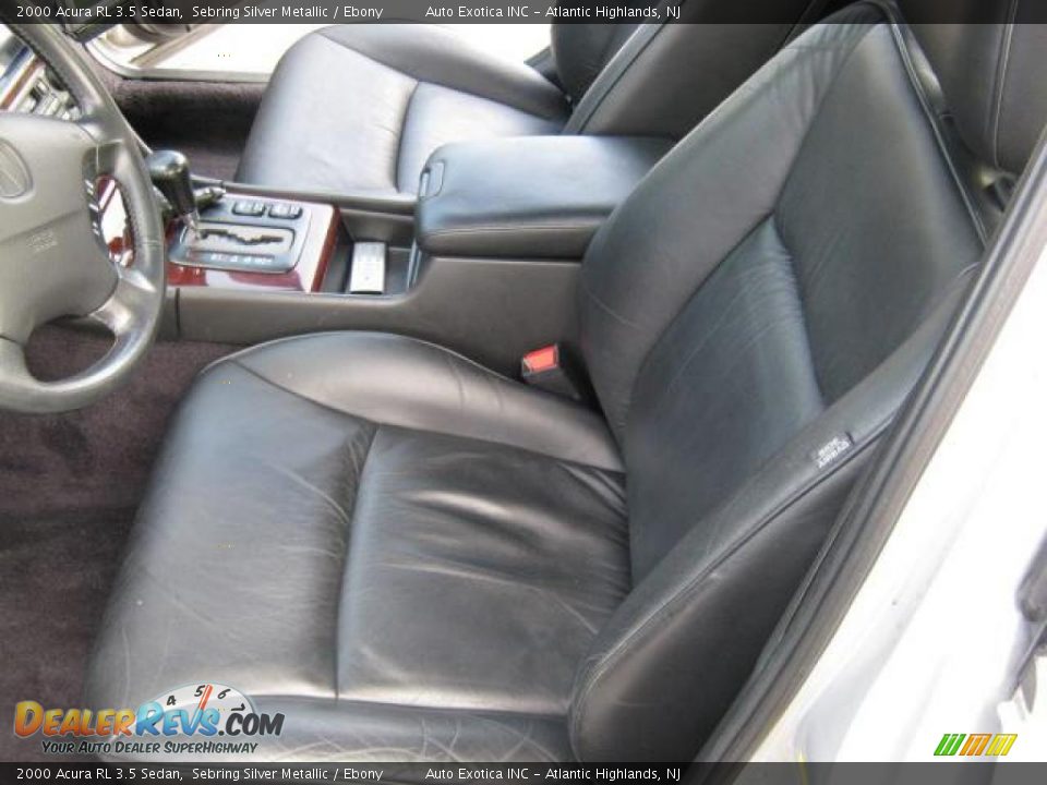 2000 Acura RL 3.5 Sedan Sebring Silver Metallic / Ebony Photo #6