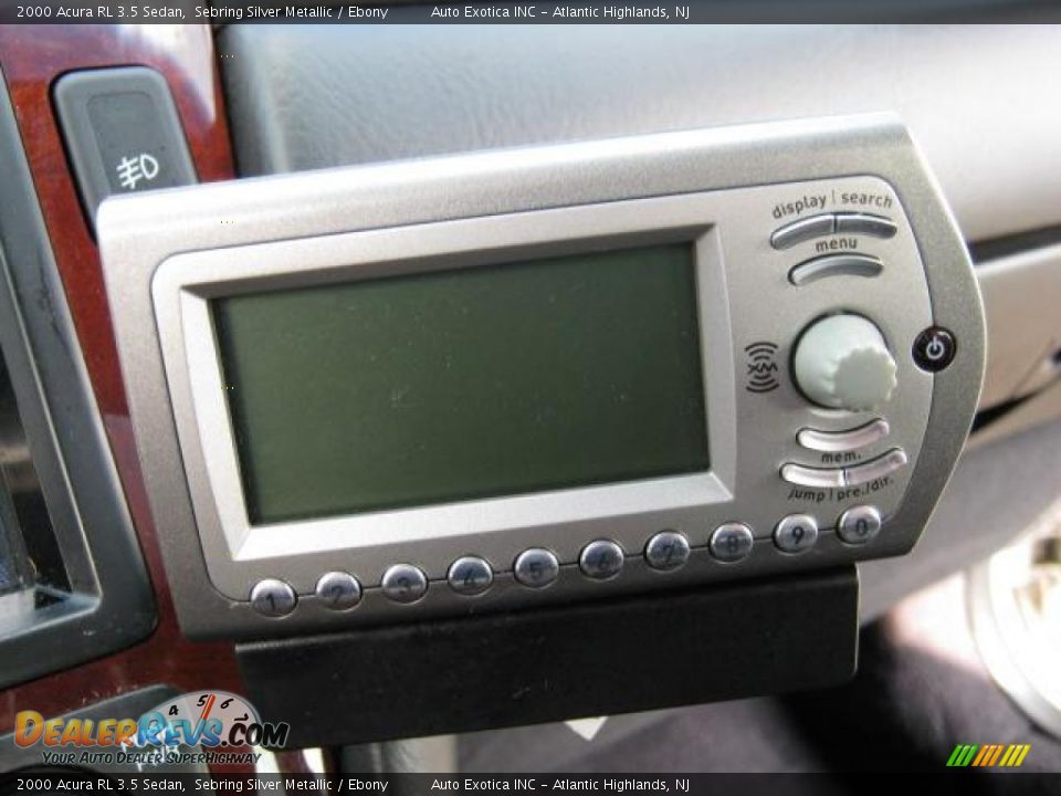 2000 Acura RL 3.5 Sedan Sebring Silver Metallic / Ebony Photo #8