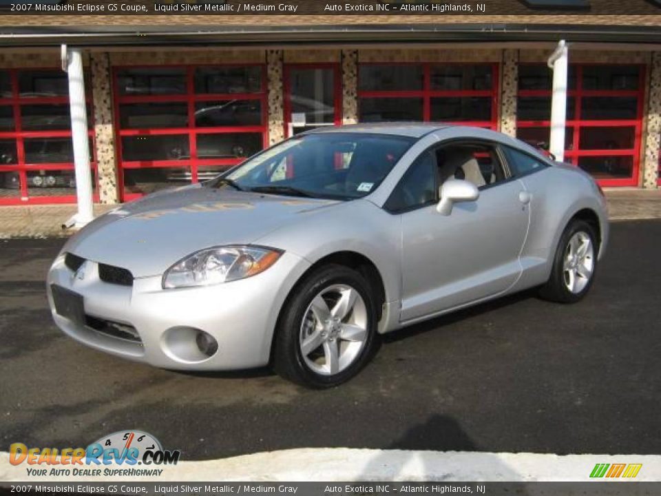 2007 Mitsubishi Eclipse GS Coupe Liquid Silver Metallic / Medium Gray Photo #1