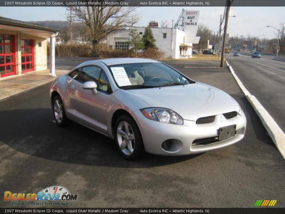 2007 Mitsubishi Eclipse GS Coupe Liquid Silver Metallic / Medium Gray Photo #2