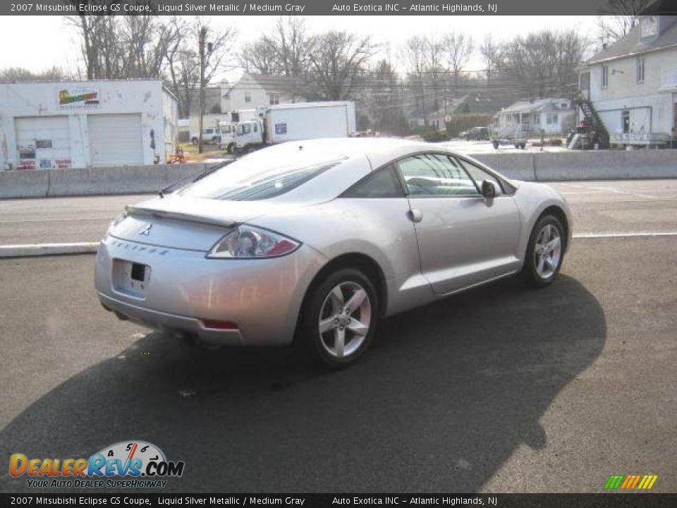 2007 Mitsubishi Eclipse GS Coupe Liquid Silver Metallic / Medium Gray Photo #3