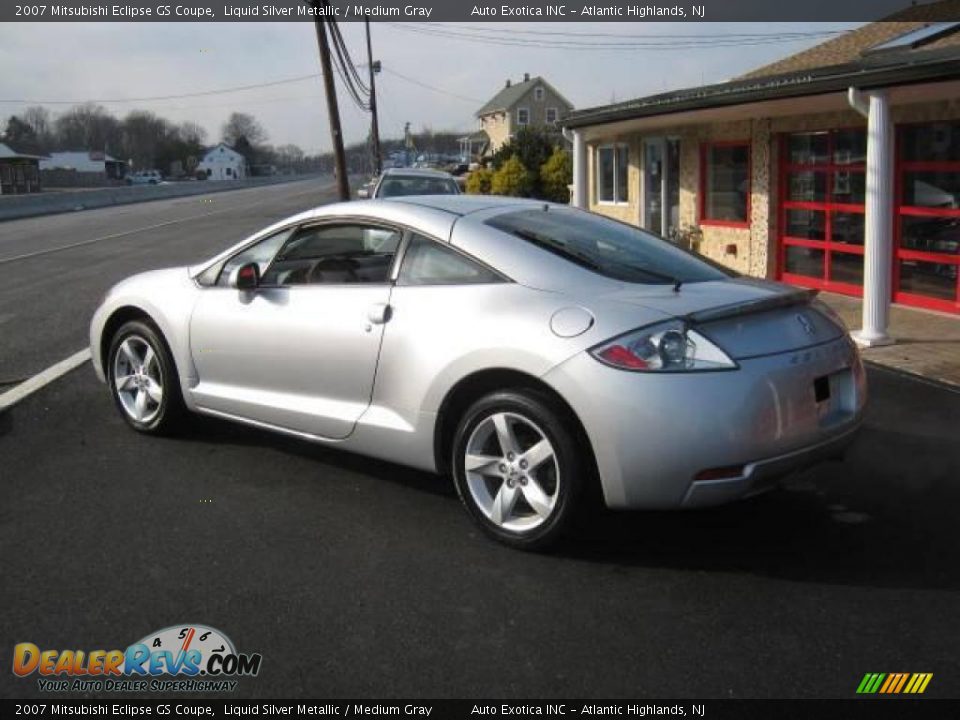 2007 Mitsubishi Eclipse GS Coupe Liquid Silver Metallic / Medium Gray Photo #4