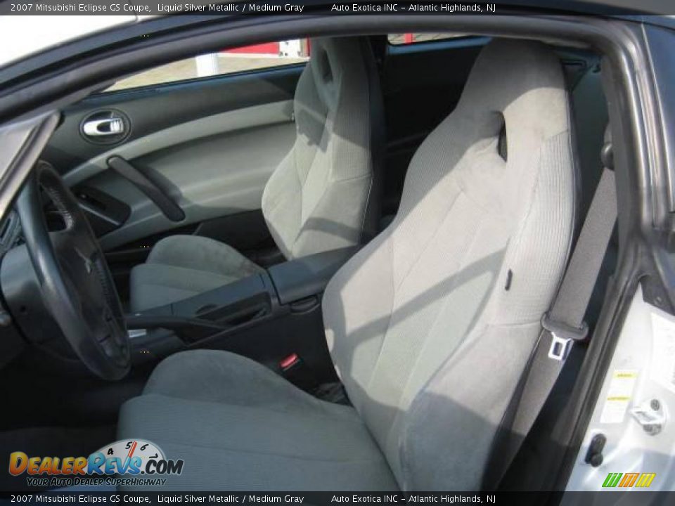 2007 Mitsubishi Eclipse GS Coupe Liquid Silver Metallic / Medium Gray Photo #6