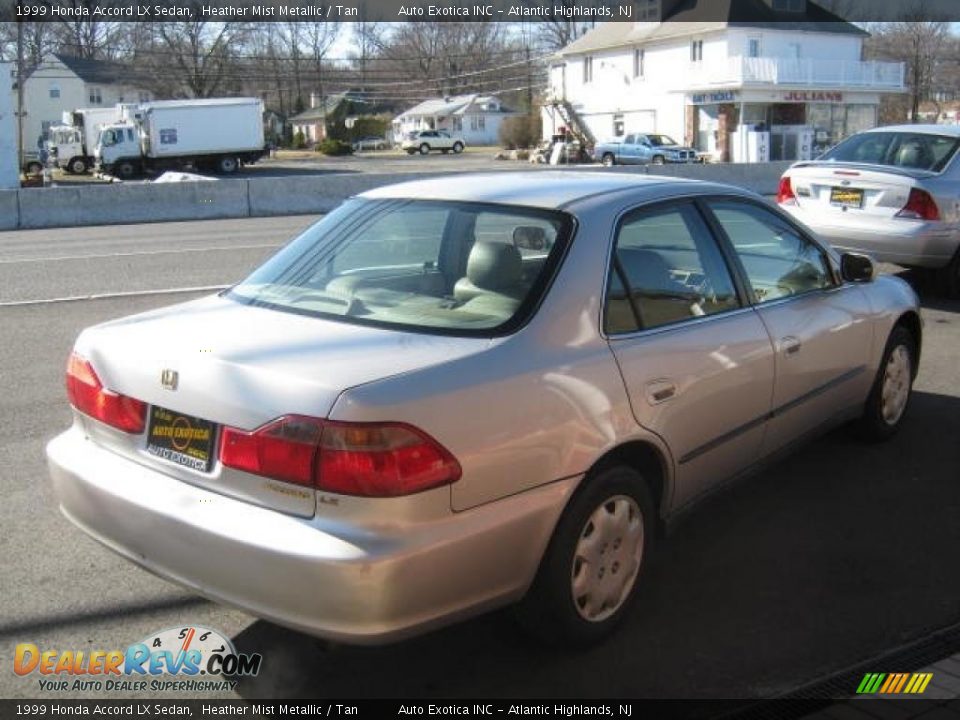 1999 Honda Accord LX Sedan Heather Mist Metallic / Tan Photo #3