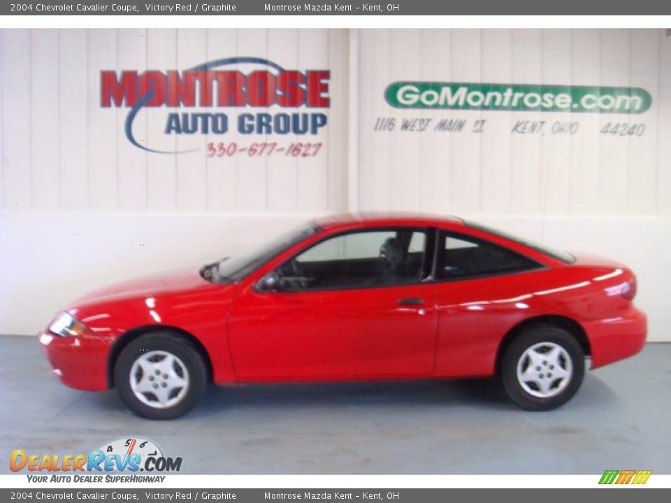 2004 Chevrolet Cavalier Coupe Victory Red / Graphite Photo #1