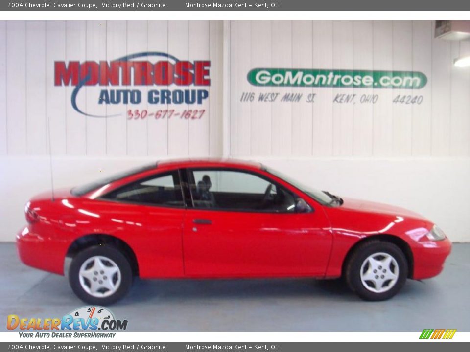 2004 Chevrolet Cavalier Coupe Victory Red / Graphite Photo #2