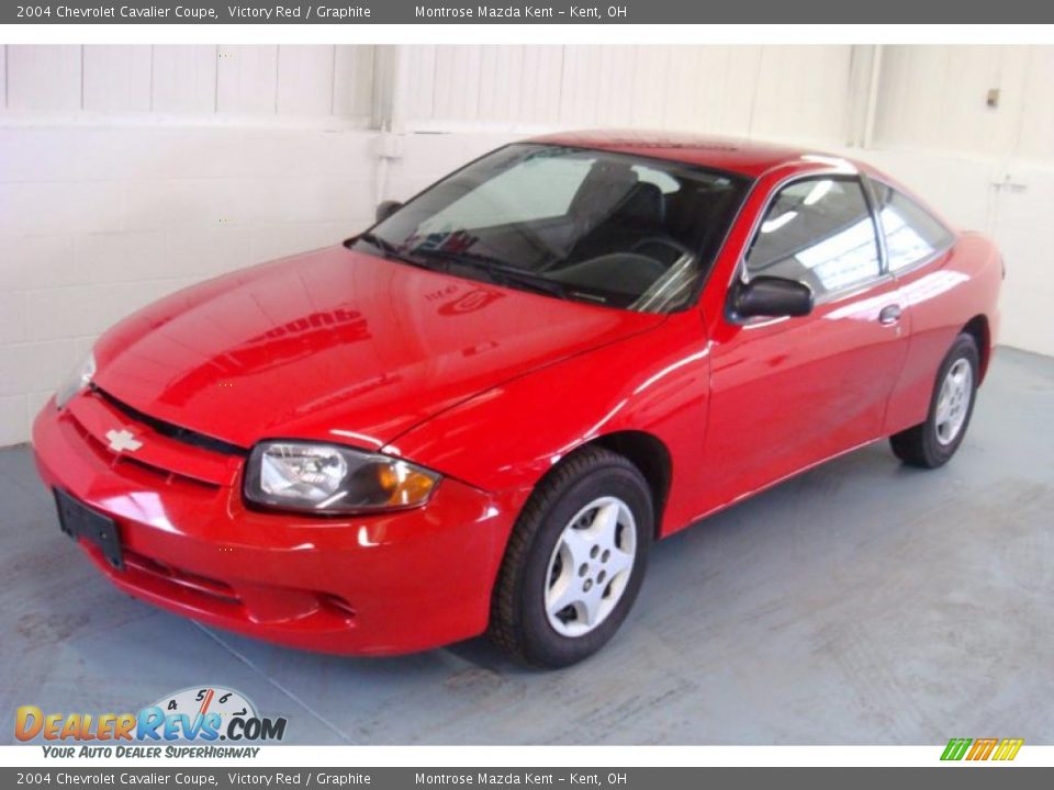 2004 Chevrolet Cavalier Coupe Victory Red / Graphite Photo #4