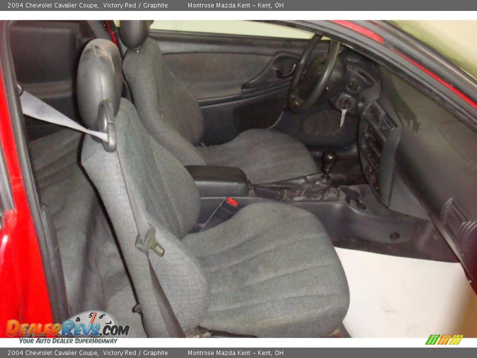 2004 Chevrolet Cavalier Coupe Victory Red / Graphite Photo #10
