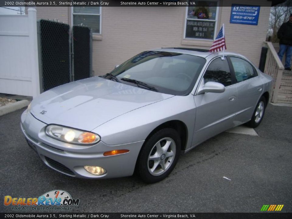 2002 Oldsmobile Aurora 3.5 Sterling Metallic / Dark Gray Photo #1