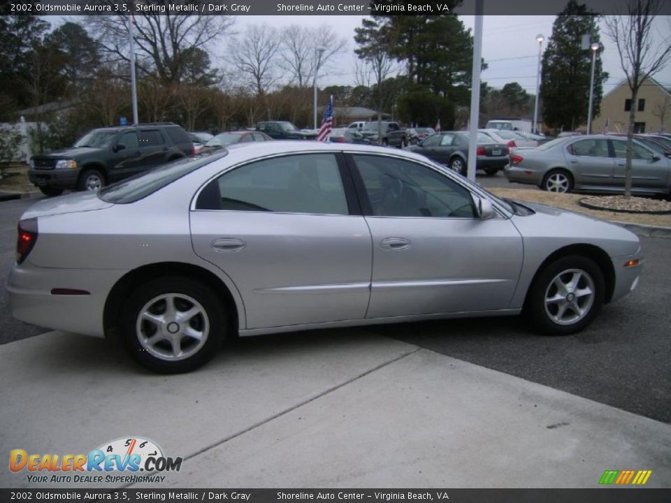 2002 Oldsmobile Aurora 3.5 Sterling Metallic / Dark Gray Photo #6