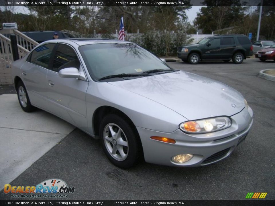 2002 Oldsmobile Aurora 3.5 Sterling Metallic / Dark Gray Photo #7
