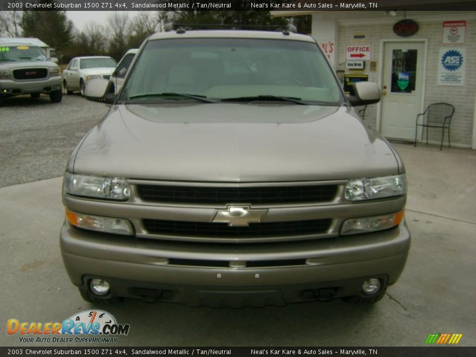 2003 Chevrolet Suburban 1500 Z71 4x4 Sandalwood Metallic / Tan/Neutral Photo #1